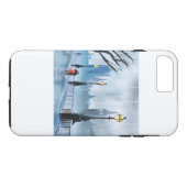 Rainy day in London Thames schilderij van G Bruce Case-Mate iPhone Case (Achterkant (Horizontaal))