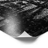 Rainy Day in Parijs zwart-wit Foto Afdruk (Hoek)