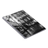 Rainy Day in Parijs | Zwart-wit Notitieboek (Rechterzijde)