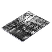 Rainy Day in Parijs | Zwart-wit Notitieboek (Linkerzijde)