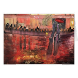 RAINY DAY IN PARIS CARD