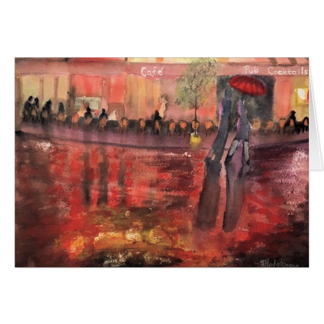 RAINY DAY IN PARIS CARD (Voorkant Horizontaal)