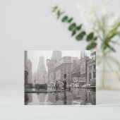 Rainy Day in Times Square, 1943 Briefkaart (Staand voorkant)