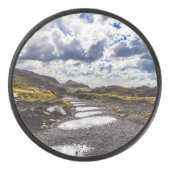 Rainy Day in Torres del Paine NP Hockey Puck (Voorkant)
