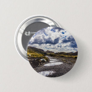 Rainy Day in Torres del Paine NP Ronde Button 5,7 Cm
