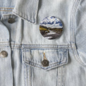 Rainy Day in Torres del Paine NP Ronde Button 5,7 Cm (In situ)