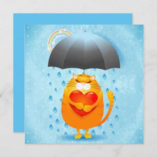 Rainy Day Kaart (Voorkant / Achterkant)