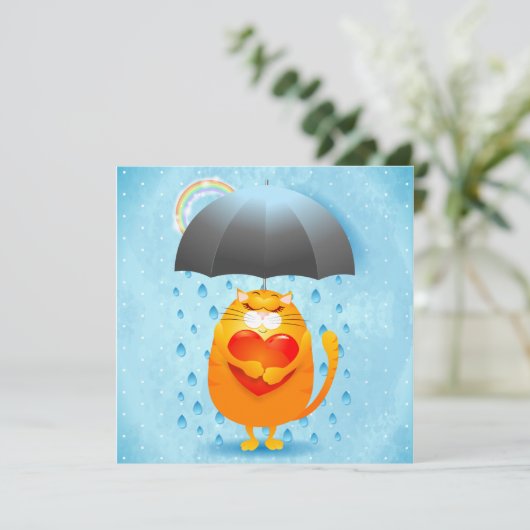 Rainy Day Kaart (Staand voorkant)