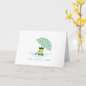 Rainy Day Kaart (Gele Bloem)