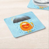 Rainy Day Kartonnen Onderzetters (Schuin)