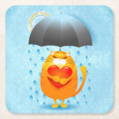 Rainy Day Kartonnen Onderzetters (Voorkant)