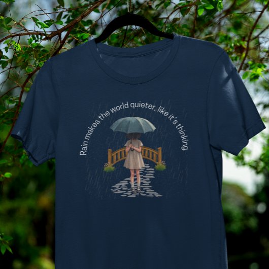 Rainy Day Little Girl T-shirt