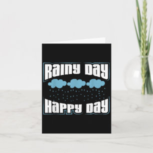 Rainy Day Lover Graphic Art Design - Wolken en reg Kaart