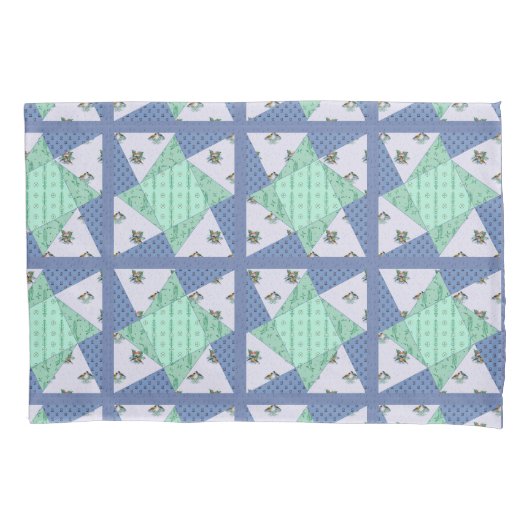 Rainy Day Lovevogels Twisted Star Coordinates Kussensloop (Voorkant-Links)