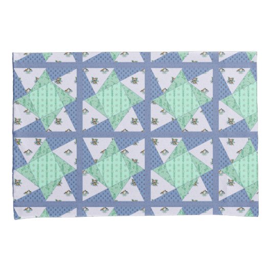 Rainy Day Lovevogels Twisted Star Coordinates Kussensloop (Voorkant-Rechts)