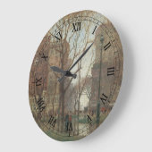 Rainy Day, Madison Square, New York, Paul Cornoyer Grote Klok (Hoek)