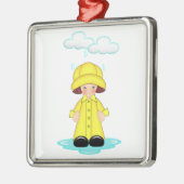 Rainy Day Metalen Ornament (Links)