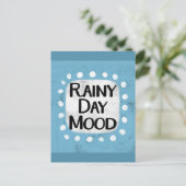 Rainy Day Mood Briefkaart (Staand voorkant)