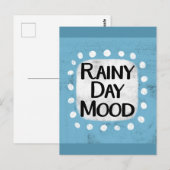 Rainy Day Mood Briefkaart (Voorkant / Achterkant)