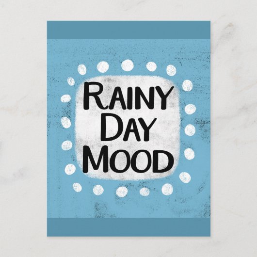 Rainy Day Mood Briefkaart (Voorkant)