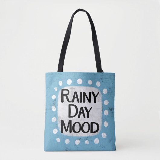 Rainy Day Mood Canvas tas (Voorkant)