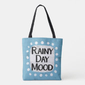Rainy Day Mood Canvas tas (Achterkant)