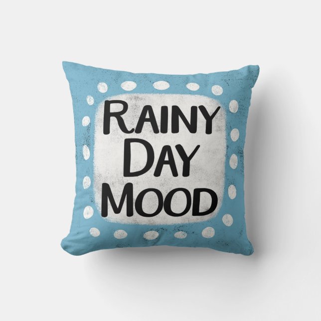 Rainy Day Mood Sierkussen (Voorkant)