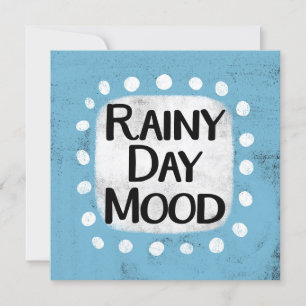 Rainy Day Mood Wenskaart Kaart