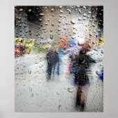 Rainy Day NYC Abstract Poster (Voorkant)