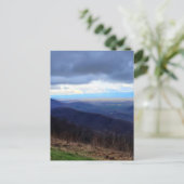 Rainy Day on Rock Castle Gorge Overlook Briefkaart (Staand voorkant)