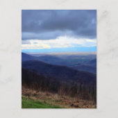 Rainy Day on Rock Castle Gorge Overlook Briefkaart (Voorkant)