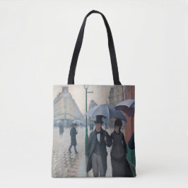 Rainy Day op Paris Street Tote Bag