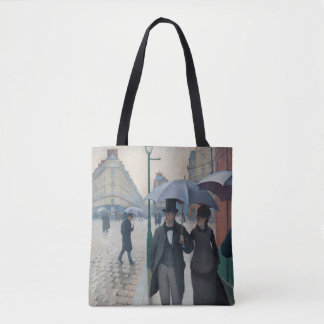 Rainy Day op Paris Street Tote Bag