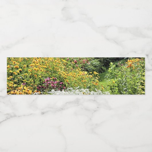 Rainy Day Pathway! Waterfles Etiket (Enkel label)