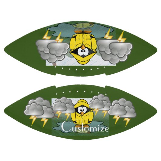 Rainy Day Penguin Thunder_Cove American Football (Panelen)