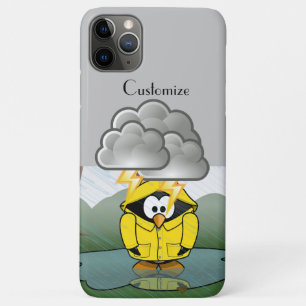 Rainy Day Penguin Thunder_Cove Case-Mate iPhone Case