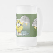 Rainy Day Penguin Thunder_Cove Matglas Bierpul (Voorkant rechts)