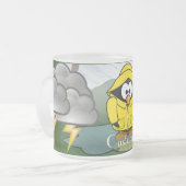 Rainy Day Penguin Thunder_Cove Matglas Koffiemok (Voorkant links)