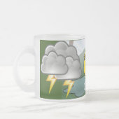 Rainy Day Penguin Thunder_Cove Matglas Koffiemok (Links)