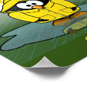 Rainy Day Penguin Thunder_Cove Poster (Hoek)
