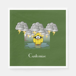 Rainy Day Penguin Thunder_Cove Servet