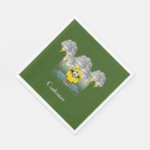 Rainy Day Penguin Thunder_Cove Servet (Hoek)