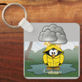 Rainy Day Penguin Thunder_Cove Sleutelhanger (Voorkant)