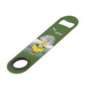 Rainy Day Penguin Thunder_Cove Speed Flessenopener (Voorkant Gekanteld)