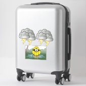 Rainy Day Penguin Thunder_Cove Sticker (Koffer)