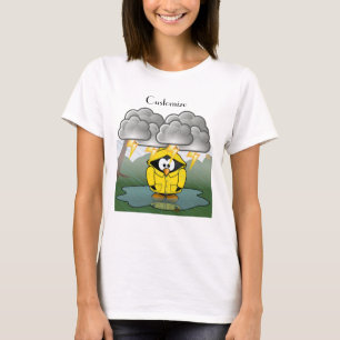 Rainy Day Penguin Thunder_Cove T-shirt