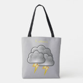 Rainy Day Penguin Thunder_Cove Tote Bag (Achterkant)