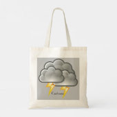 Rainy Day Penguin Thunder_Cove Tote Bag (Achterkant)