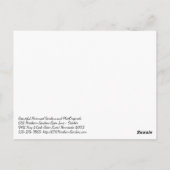 Rainy Day Reblooming Daylily Gardens Briefkaart (Achterkant)