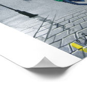 RAINY DAY RED UMBRELLA POSTER (Hoek)